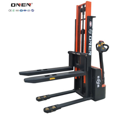中国工厂定制 1500kg 3500mm EPS Walkie Drive DC Power Electric Pallet Stackers