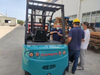 欧恩中国制造 2000-3500kg 高举升力托盘车，通过 CE/TUV GS 测试